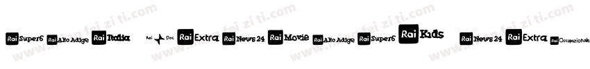 RAI Denmark Neo字体转换